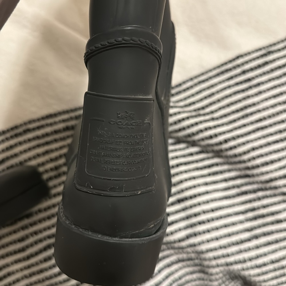 Coach tall rain boots - Picture 3 of 10